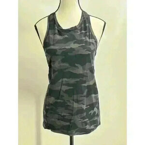 Athleta‎ Women's Athletic Limitless Racerback Workout Camo Tank Top Size XS